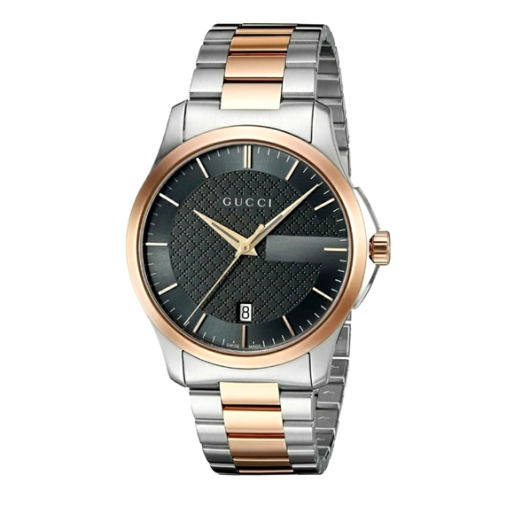 Gucci  G-Timeless Silver/Rose Two-tone Unise - Picture 1 of 5